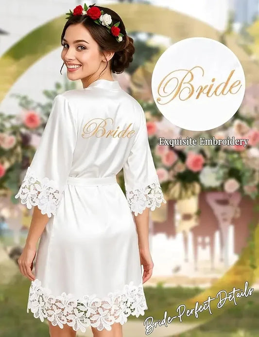 Bride Robe with Sash